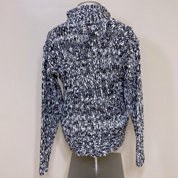 Vintage Cadogan Court Sportswear White  Confetti Mock Neck Sweater M - Picture 4 of 9